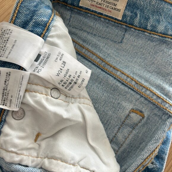 Levis 501® Skinny Women's Jeans W24 L28 - Picture 3 of 6